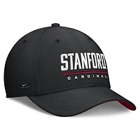 Men's Nike Black Stanford Cardinal Game Day Rise Swooshflex Hat