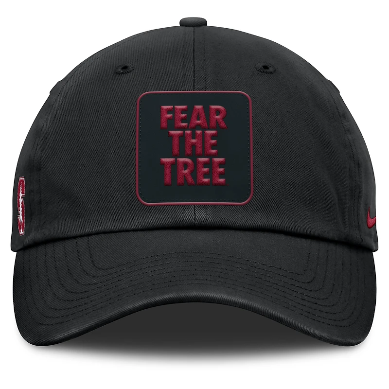 Casquette ajustable Nike noire Stanford Cardinal Local Club pour homme