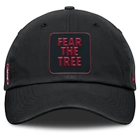 Casquette ajustable Nike noire Stanford Cardinal Local Club pour homme