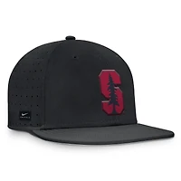 Men's Nike Black Stanford Cardinal On-Field Dugout True Performance Fitted Hat