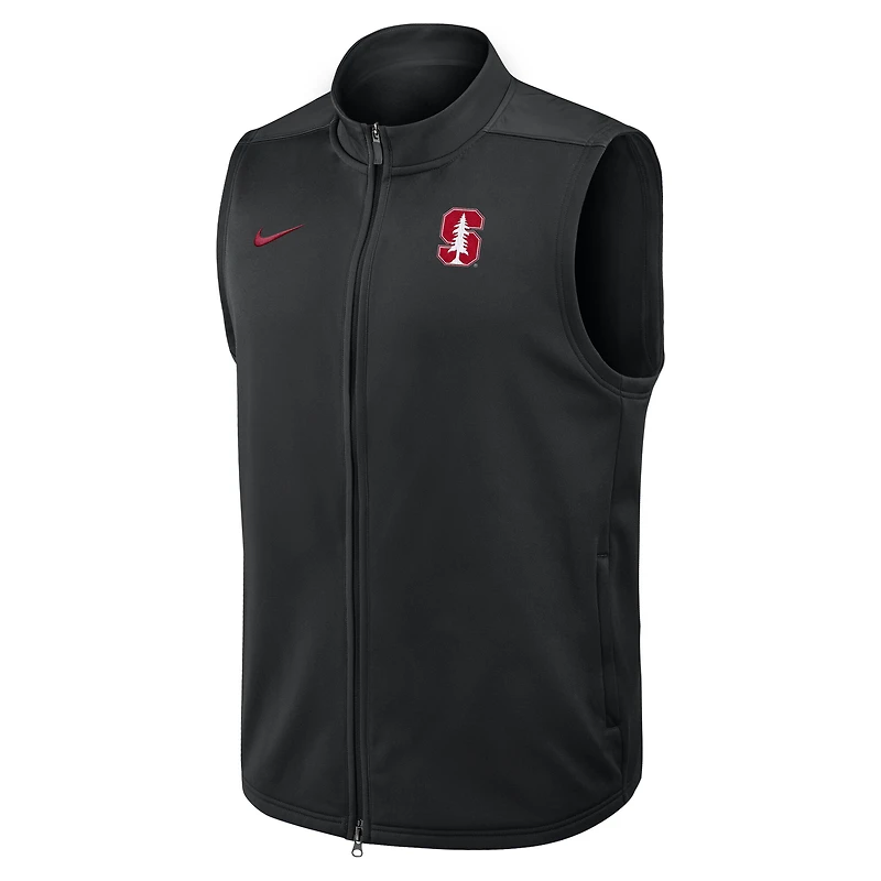 Gilet Nike Stanford Cardinal Primetime Victory Performance entièrement zippé pour homme