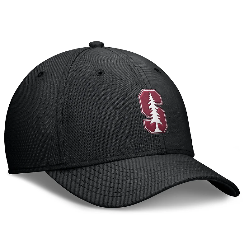 Casquette Nike Cardinal Stanford Rise Swoosh Dri-FIT Flex pour homme