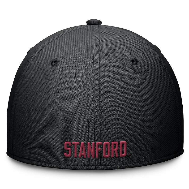 Casquette Nike Cardinal Stanford Rise Swoosh Dri-FIT Flex pour homme