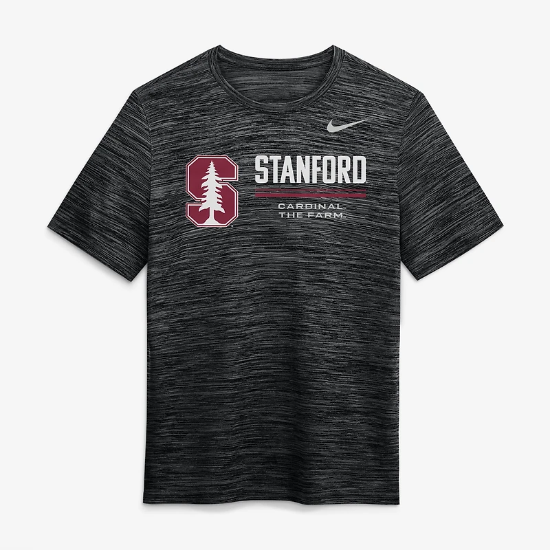 Men's Nike Black Stanford Cardinal Sideline Velocity Dri-FIT T-Shirt