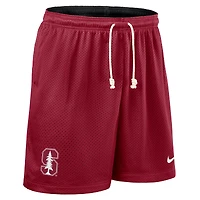 Men's Nike Cardinal/Black Stanford Cardinal 2025 Sideline Reversible Dri-FIT Shorts