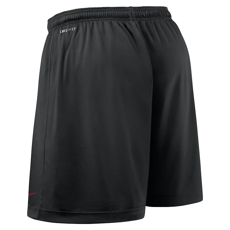 Men's Nike Cardinal/Black Stanford Cardinal 2025 Sideline Reversible Dri-FIT Shorts