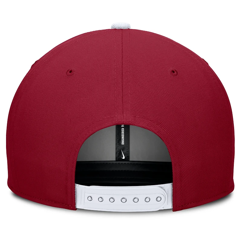Men's Nike Cardinal/Cream Stanford Cardinal Pro Legacy Script Snapback Hat