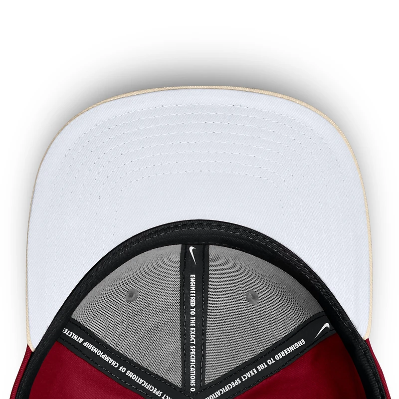 Men's Nike Cardinal/Cream Stanford Cardinal Pro Legacy Script Snapback Hat