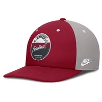 Casquette Nike Stanford Cardinal Prep Pro Performance Snapback pour homme, couleur Cardinal/Gris