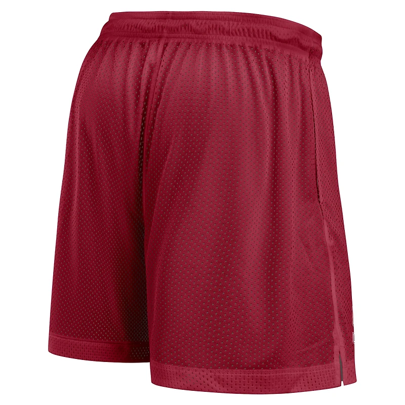 Men's Nike Cardinal/Heather Gray Stanford Cardinal Player Reversible Shorts