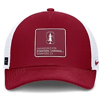 Casquette ajustable Nike Stanford Cardinal 2025 On-Field Rise Engineered Trucker pour homme