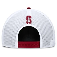 Men's Nike Cardinal/White Stanford Cardinal 2025 On-Field Rise Patch Trucker Adjustable Hat