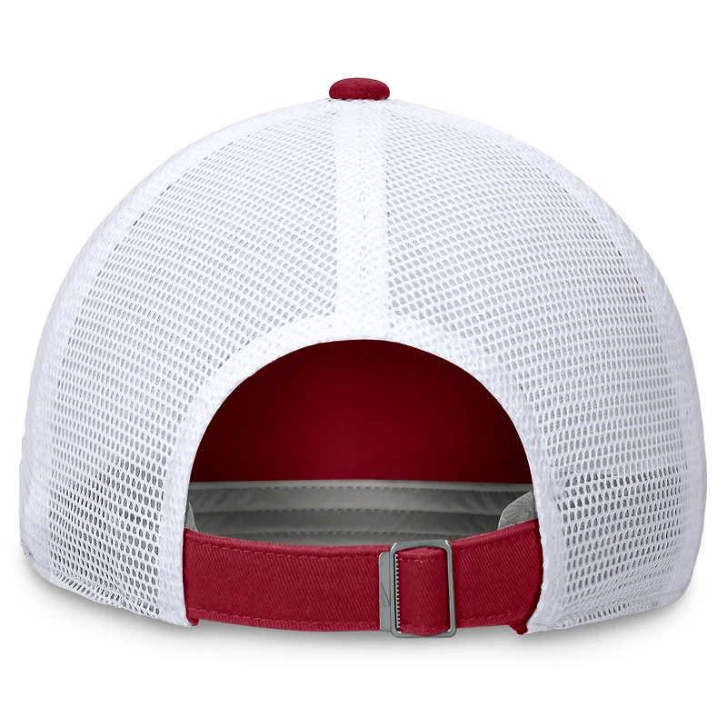 Casquette réglable Nike Cardinal/Blanc Stanford Cardinal Primetime Club Trucker pour homme