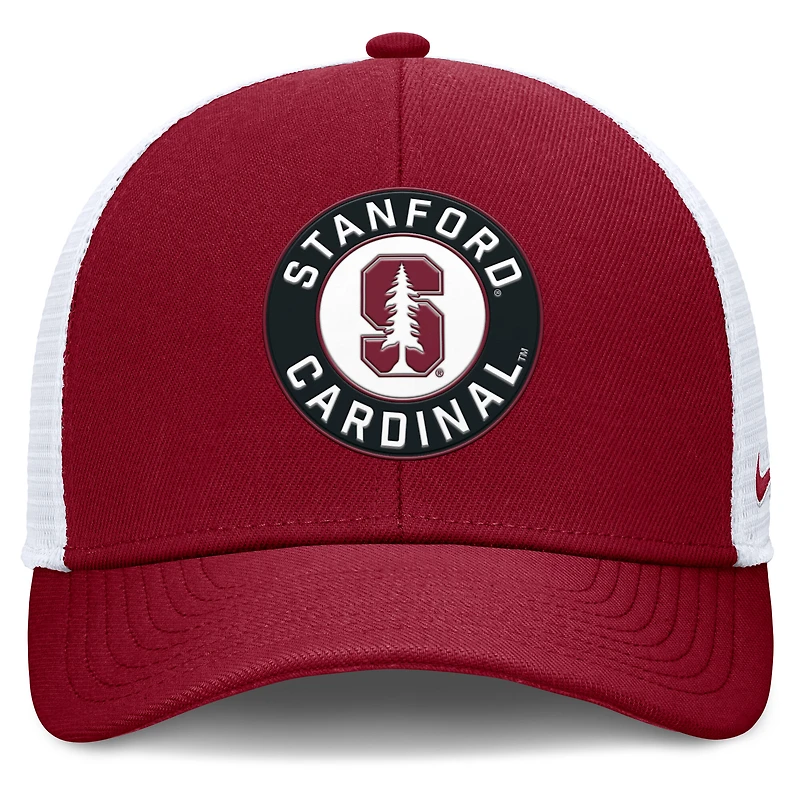 Casquette ajustable Nike Stanford Cardinal Rise Primetime Performance Trucker pour homme