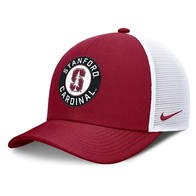 Casquette ajustable Nike Stanford Cardinal Rise Primetime Performance Trucker pour homme