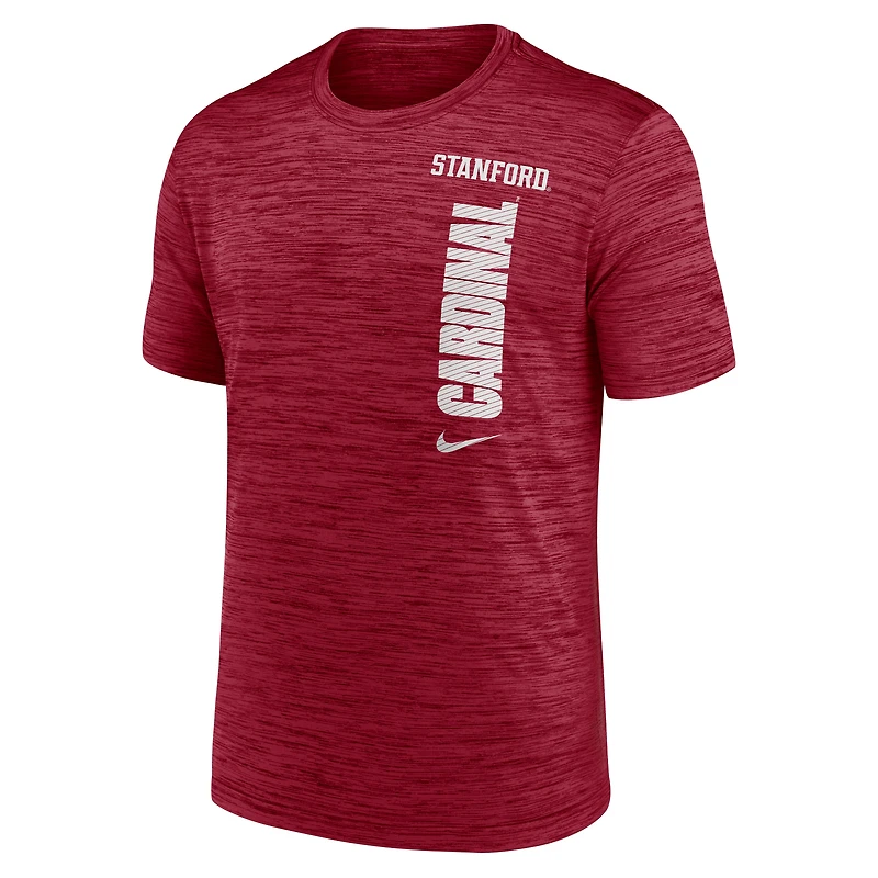 T-shirt Nike Cardinal Stanford 2024 Sideline Velocity Performance pour homme