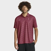 Men's Nike Cardinal Stanford 2025 Coaches Premium Tour Stripe Dri-FIT Polo