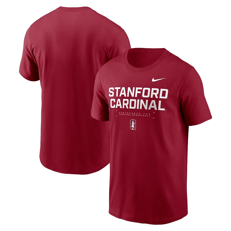 T-shirt de basketball performance Nike Cardinal Stanford 2025 Courtside pour homme