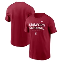 T-shirt de basketball performance Nike Cardinal Stanford 2025 Courtside pour homme
