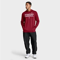 T-shirt à capuche manches longues Nike Cardinal Stanford 2025 Sideline Dri-FIT pour homme