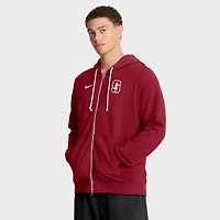 Men's Nike Cardinal Stanford 2025 Sideline Standard Issue Dri-FIT Full-Zip Hoodie