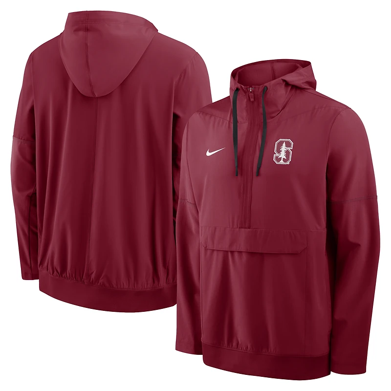 Veste anorak à demi-zip et capuche Nike Cardinal Stanford 2026 pour homme