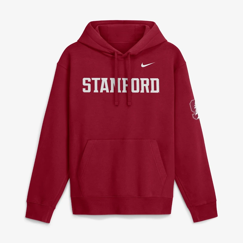Men's Nike  Cardinal Stanford 2026 Sideline Club Fleece Hoodie