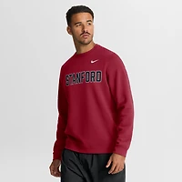 Sweat-shirt Nike Cardinal Stanford 2026 Sideline Club pour homme