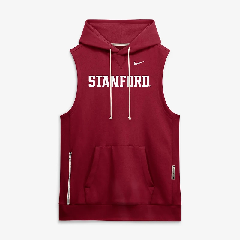 Men's Nike  Cardinal Stanford 2026 Sideline Sleeveless Dri-FIT Hoodie