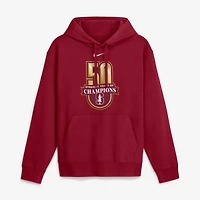 Men's Nike Cardinal Stanford 50 Straight Years of Champions Club Hoodie