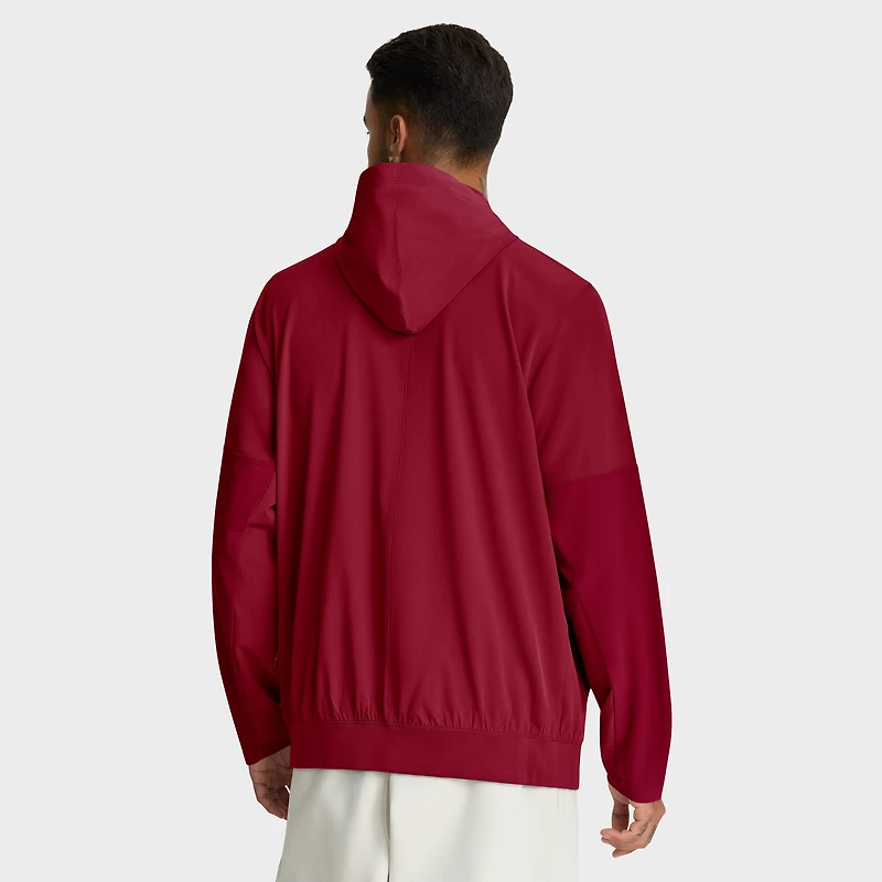 Men's Nike Cardinal Stanford Anorak Half-Zip Hoodie Jacket