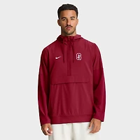 Men's Nike Cardinal Stanford Anorak Half-Zip Hoodie Jacket
