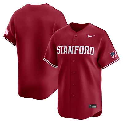 Men's Nike Cardinal Stanford Baseball Limited Jersey