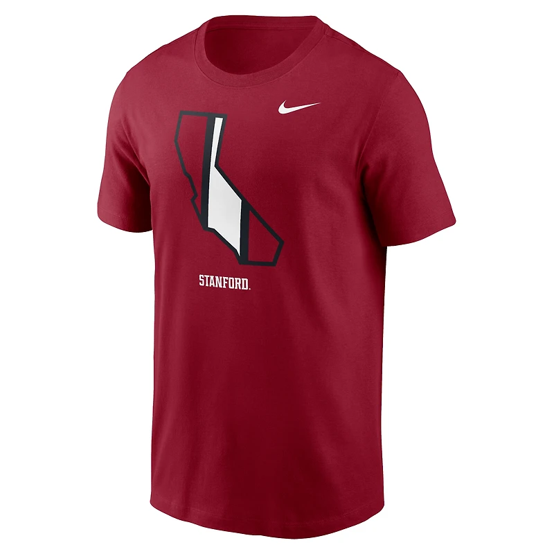 Men's Nike Cardinal Stanford Campus State Shape T-Shirt
