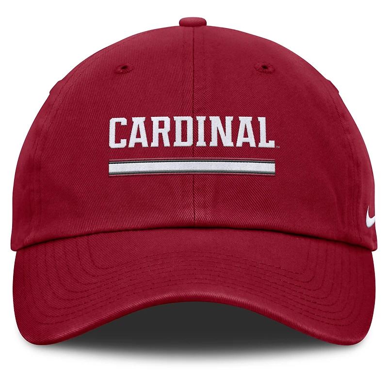 Men's Nike Cardinal Stanford Cardinal Club Campus Adjustable Hat