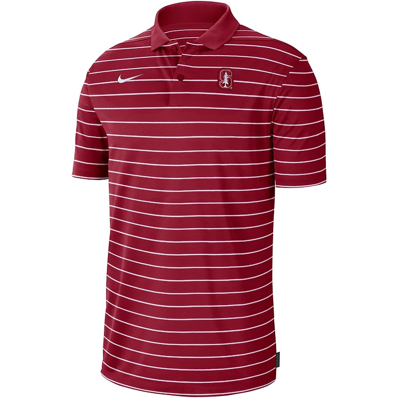 Men's Nike Cardinal Stanford Icon Victory Coaches 2023 Early Season Performance Polo