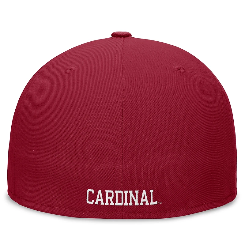 Men's Nike Cardinal Stanford Legacy True Fitted Hat