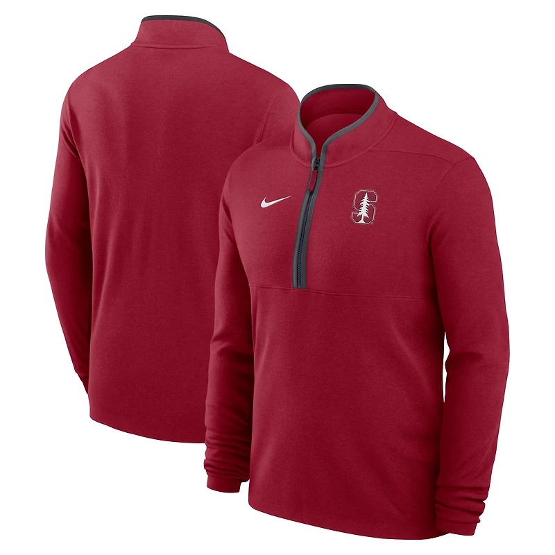 Pull Nike Cardinal Stanford Lightweight Victory Performance à demi-zip pour homme
