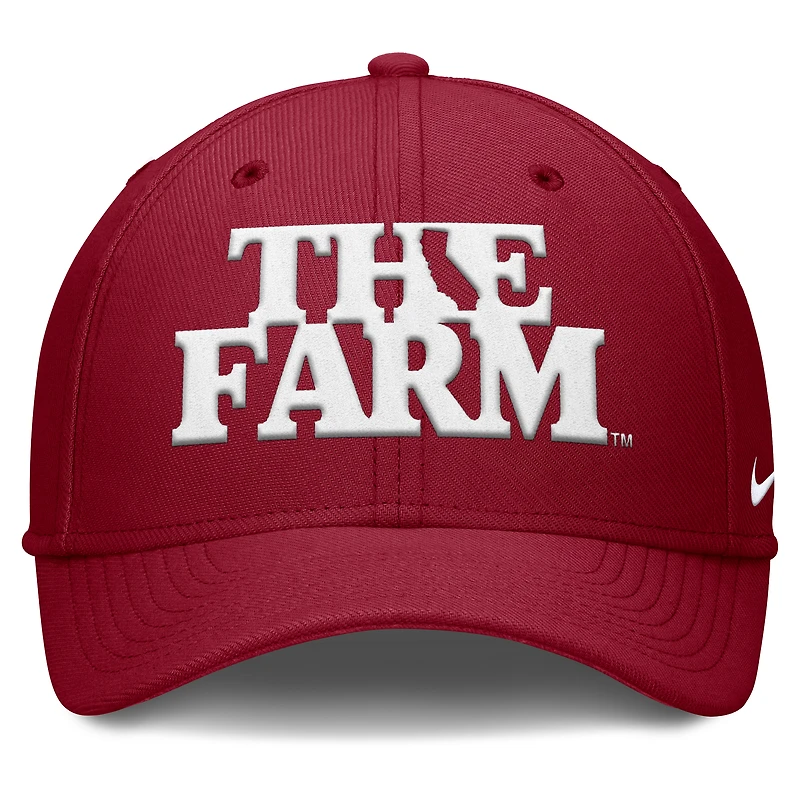 Men's Nike Cardinal Stanford Local Swoosh Flex Hat