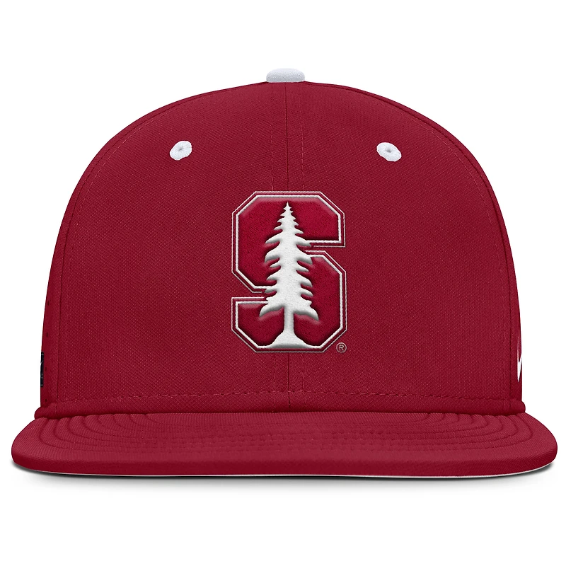 Men's Nike Cardinal Stanford On-Field Dugout True Performance Fitted Hat