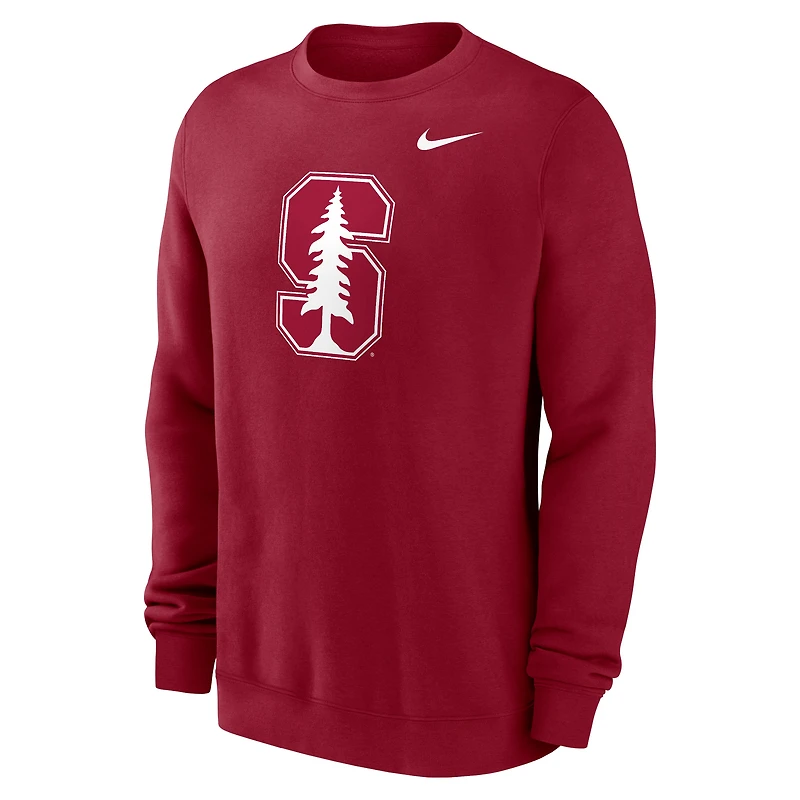 Men's Nike Cardinal Stanford Primetime Fleece Pullover Sweatshirt