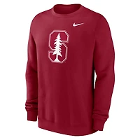 Men's Nike Cardinal Stanford Primetime Fleece Pullover Sweatshirt