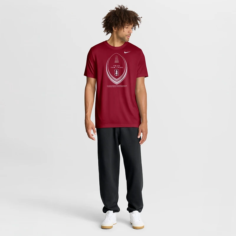 Men's Nike Cardinal Stanford Primetime Legend Football Icon Dri-FIT T-Shirt
