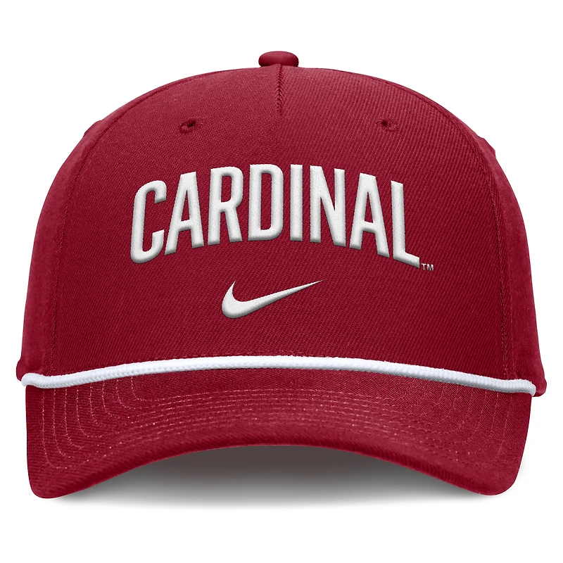 Men's Nike Cardinal Stanford Cardinal Rise Campus Adjustable Hat