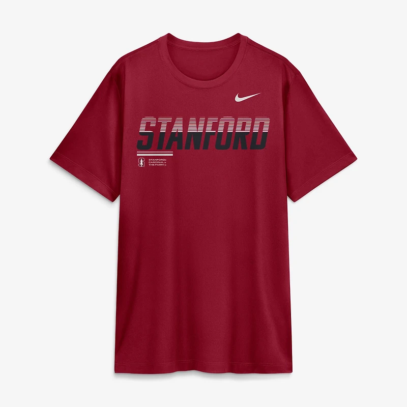 T-shirt Nike Cardinal Stanford Sideline Legend Dri-FIT pour homme
