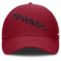 Casquette ajustable Nike Cardinal Stanford Cardinal Slanted Primetime Rise Performance pour homme