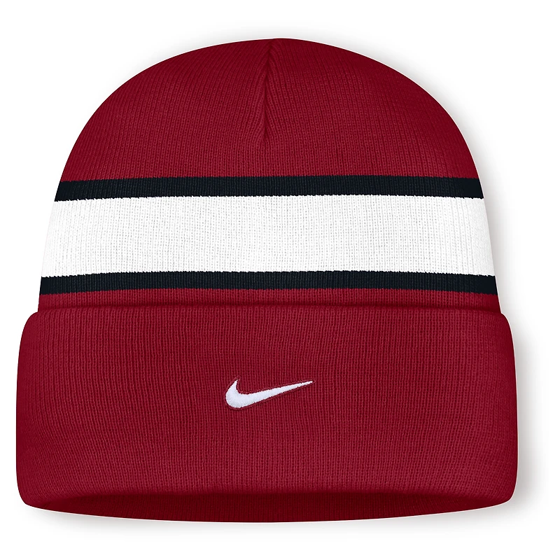 Bonnet en tricot à revers Nike Cardinal Stanford Utility Campus pour homme