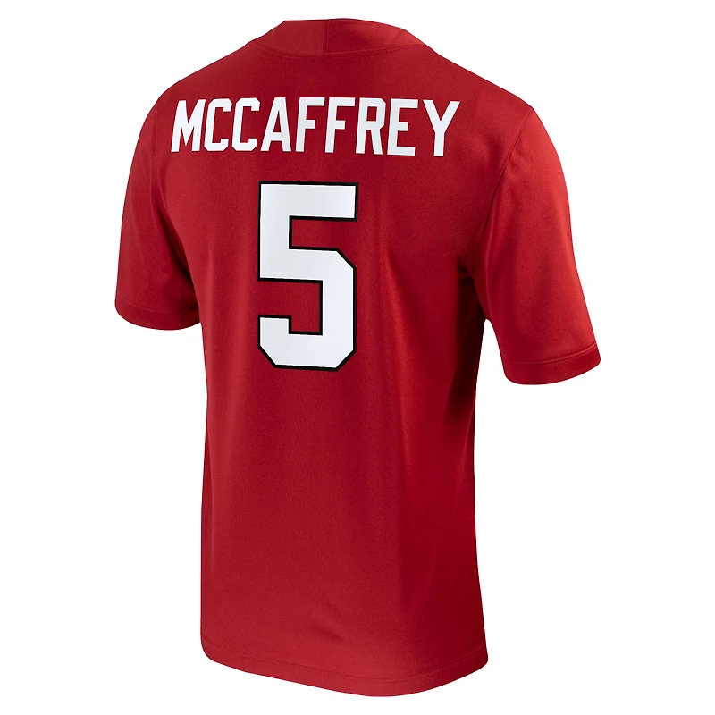 Men's Nike Christian McCaffrey Cardinal Stanford Player Game Jersey