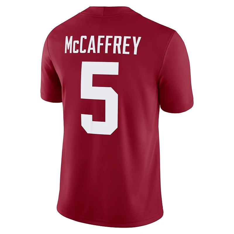 Maillot de match Nike Christian McCaffrey Cardinal Stanford Alumni pour homme