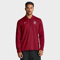 Pull Nike Crimson Stanford Cardinal One Goal Performance à demi-zip pour homme